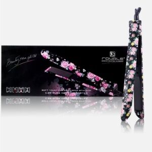 ROYALE Soft Touch 1.25” Pure Ceramic Plates ROSES EDITION Flat Iron BNIB/SEALED